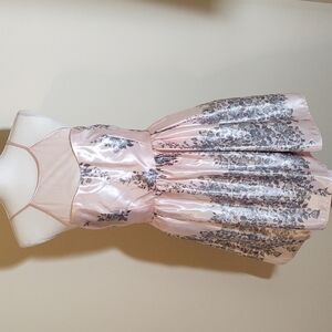 Teeze Me Pink / Gray Flare Dress